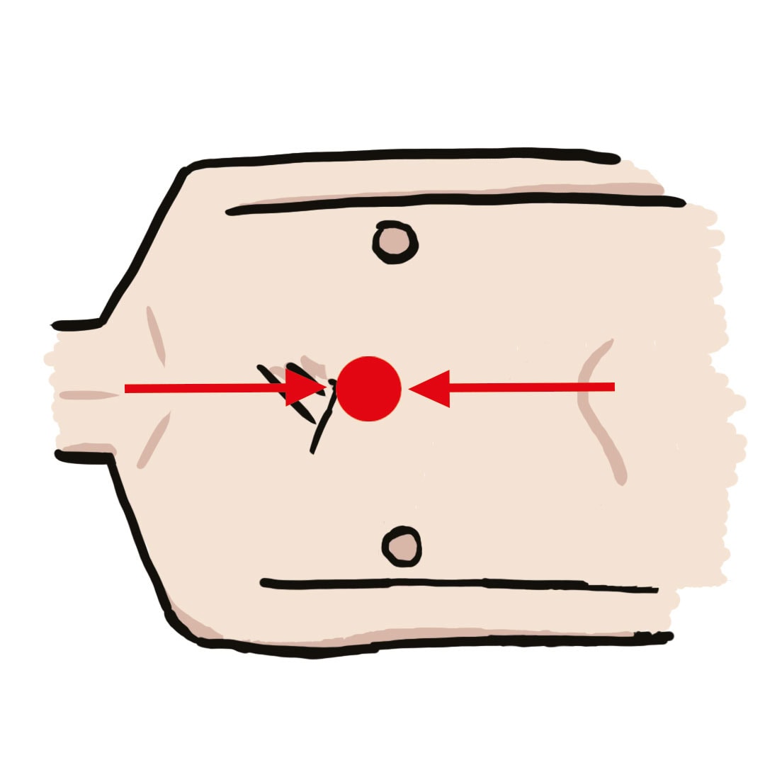 erste hilfe herzdruckmassage druckpunkt finden